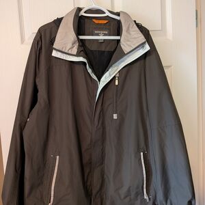 Dockers Men's Olive Windbreaker Jacket